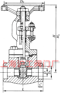 Z61HZ61YZ61W  PN100~PN160 в庸ШʽlyҪμYߴʾD